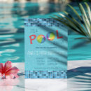Search for teen adult pool party invitations Teens