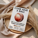 Search for baseball party invitations Watercolor
