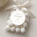 Search for love is sweet wedding stickers Black and white