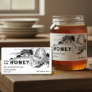 Search for beehive labels Pure raw honey