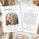 Search for thank you notes after funeral In loving memory