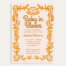 Search for love baby shower invitations Floral