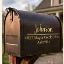 Search for gold name stickers Address