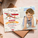 Search for retro aviation invitations Boy
