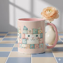 Search for soft kitty mugs Cute cat illustration