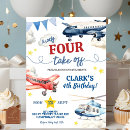 Search for aeroplane invitations For kids