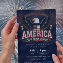 Search for us eagle invitations 250th anniversary