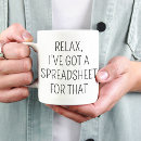 Recherche de le calcul tasses De feuille de calcul