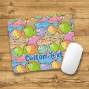 Search for underwater fishes mousepads Cartoon