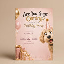 Search for funny dog birthday invitations Cute
