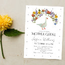 Search for mother goose invitations Floral