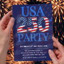 Search for birthday seasonal invitations Stars and stripes