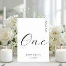 Search for cursive table cards Black