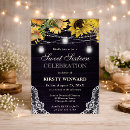 Search for outdoor sweet 16 invitations Mason jar