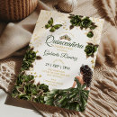 Search for emerald green quinceanera invitations Floral
