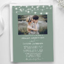 Search for light green wedding invitations Minimalist
