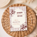 Search for buffalo plaid birthday invitations Wild west