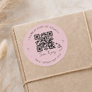 Search for pink business stickers Scannable