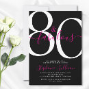 Search for eighty birthday invitations 80th