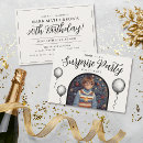 Search for funny surprise party invitations Modern