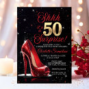 Search for red and gold 50th birthday invitations Fabulous