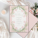 Search for pink tulip wedding invitations Vintage