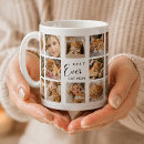 Search for cat collage mugs White