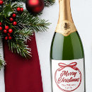 Search for merry christmas wine labels Elegant