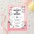 Search for snoopy birthday invitations Fun peanuts