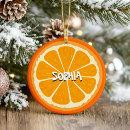 Search for orange fruit ornaments Illustration