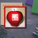 Recherche de pommes rouges cartes visite Teacher