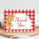 Search for apple thank you cards Gingham