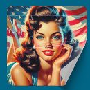 Search for retro girl stickers Girly