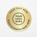 Search for gold logo stickers Marketing