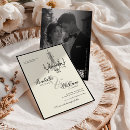 Search for black and ivory invitations Luxury