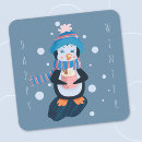 Search for penguin cartoon stickers Whimsical