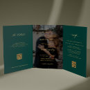 Search for emerald green gold invitations Calligraphy