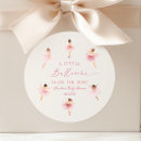 Search for ballerina baby shower stickers A little ballerina
