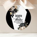 Search for womans black gold party stickers For her