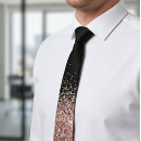 Search for rose gold glitter ties Ombre