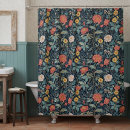 Search for vintage botanical shower curtains Floral pattern