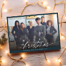 Search for company christmas cards Handwritten script
