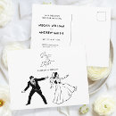 Search for bride and groom drawing cards invites Cartoon