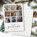 Search for gratitude holiday cards Black and white
