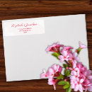 Search for romance return address labels Pink