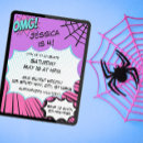 Search for spider girl birthday invitations Marvel