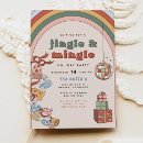 Search for disco christmas invitations Jingle and mingle