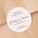Search for simple business thank you stickers Elegant