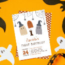 Search for ghost spider birthday invitations Orange