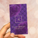 Recherche de monogramme floral cartes visite Coiffeur